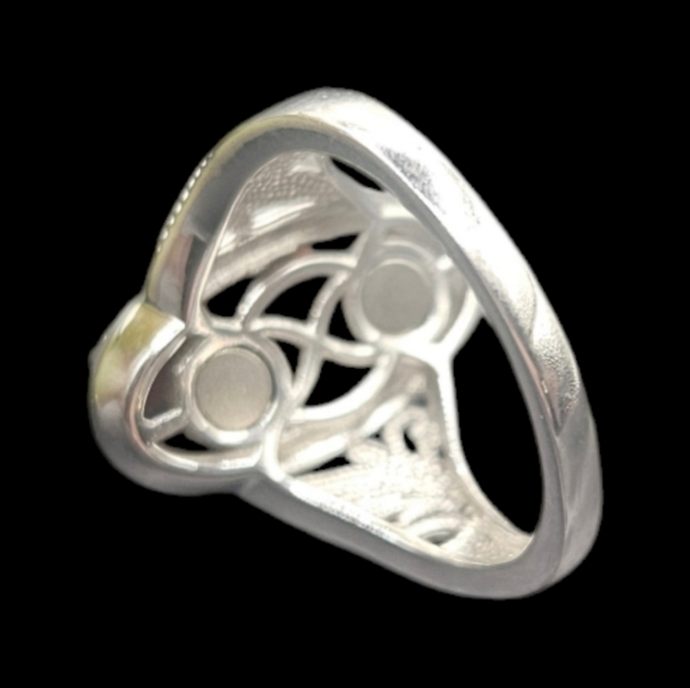 Fire Opal Matrix Ring - Picture 4 of 6